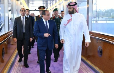 الرئيس السيسى مع ولى العهد السعودى