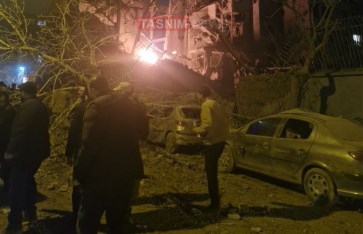 القصف الإسرائيلي لمدينة مهران الإيرانية 