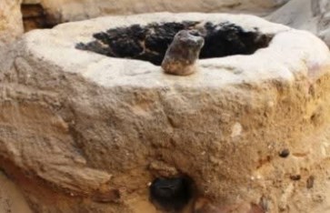 بقايا دير أثري بوادي النطرون