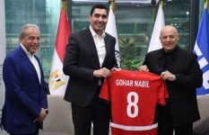 وزير الرياضة يزور مشروع الهدف بأكتوبر ويلتقى رئيس اتحاد الكرة