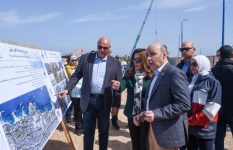وزيرة التنمية المحلية ومحافظ الإسكندرية يتفقدان مشروع تطوير بئر مسعود وتوسعة الكورنيش