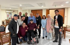 نقابة المهن التمثيلية تزور الفنان محيي اسماعيل 