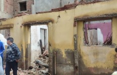 انهيار عقار بالبحيرة