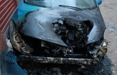 سيارة رئيس الرقابة التموينية بإدكو 