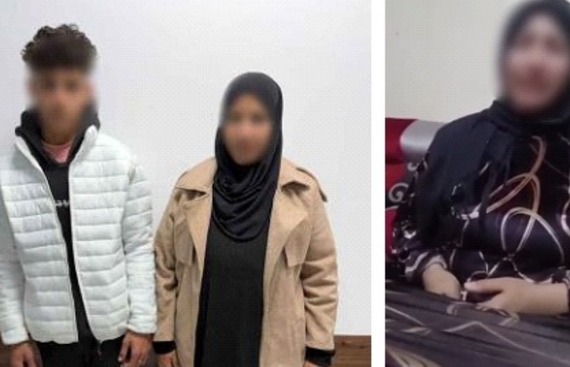 الأم ونجلها 