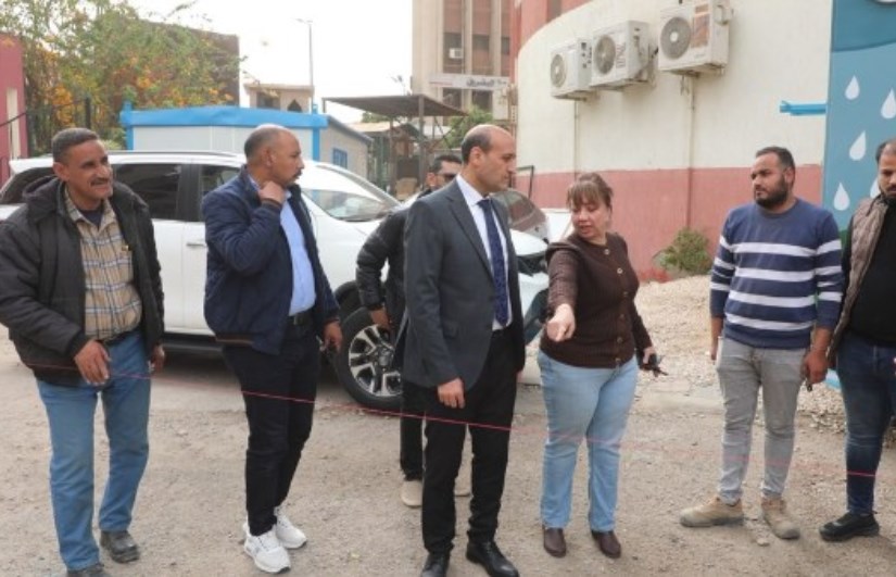 محافظ أسيوط يتفقد محيط خزان غرب المدينة لبحث توسعة دوران امتداد شارع الجيش
