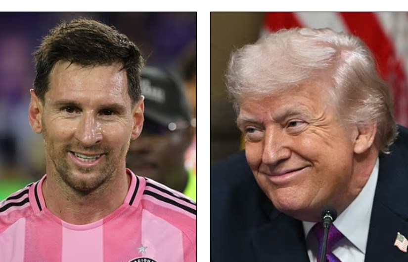 ميسي وترامب 