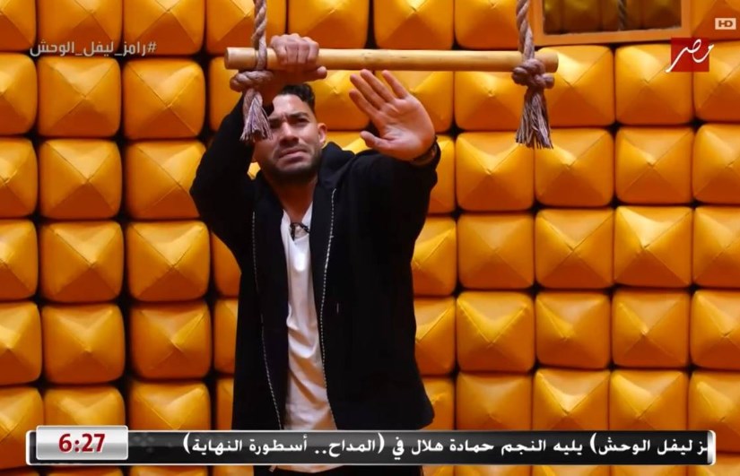 ياسر إبراهيم في رامز ليفل الوحش 