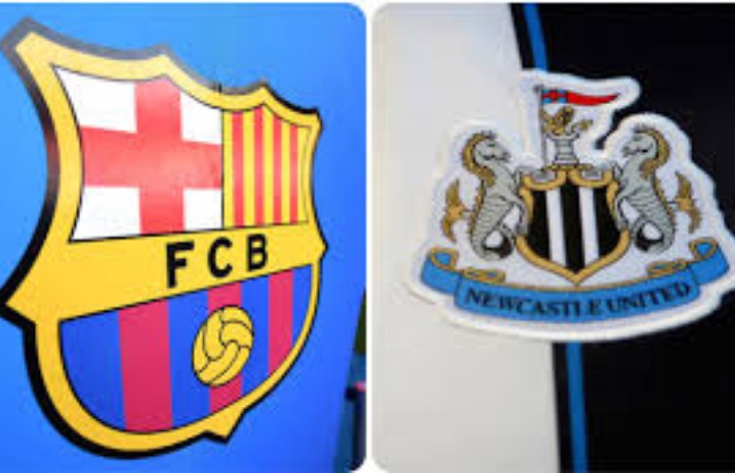برشلونة ونيوكاسل 