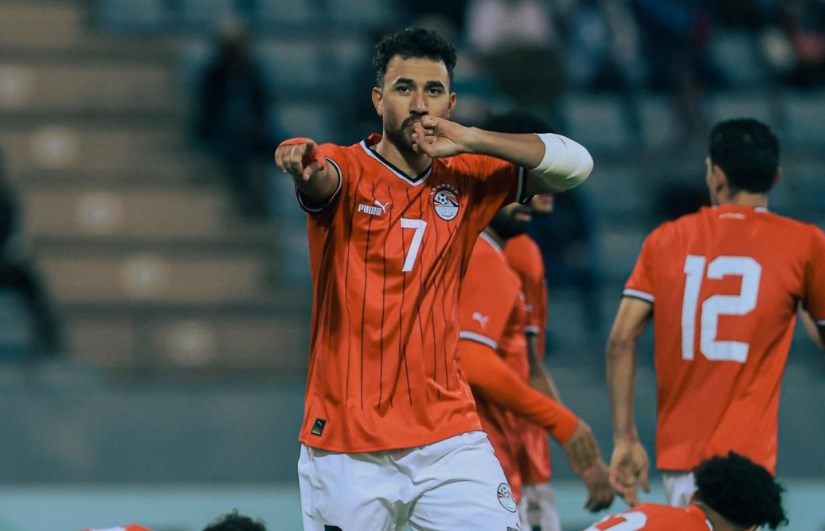 تريزيجيه مع منتخب مصر 