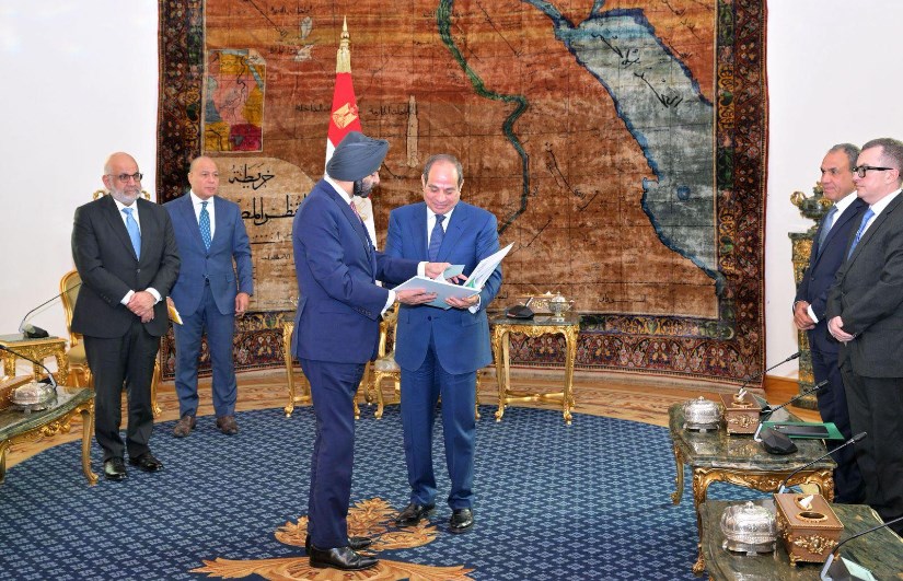 اجتماع رئيس الجمهورية ورئيس مجموعة البنك الدولى