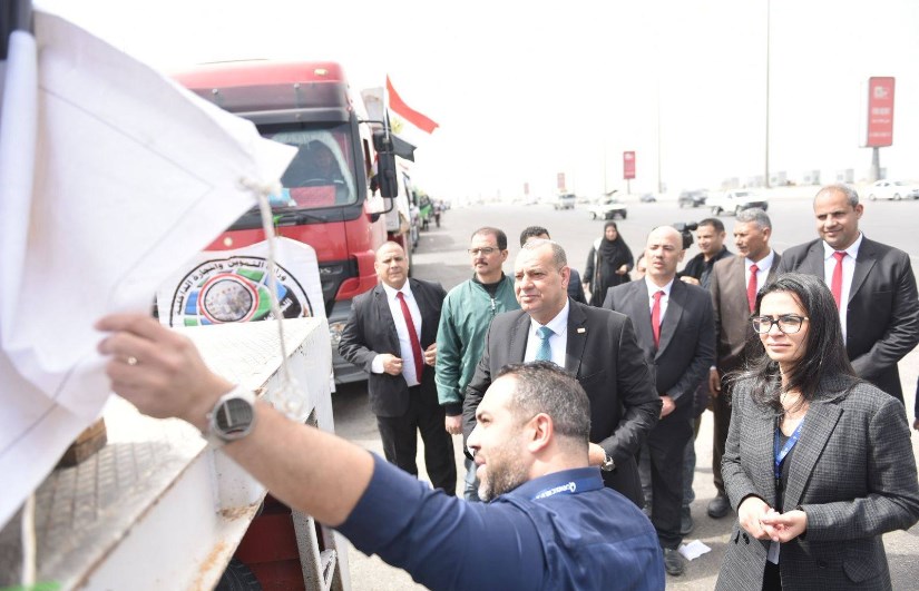 قافلة إغاثية إلى غزة