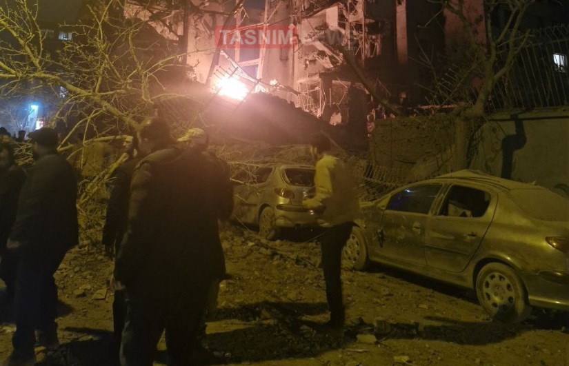 القصف الإسرائيلي لمدينة مهران الإيرانية 