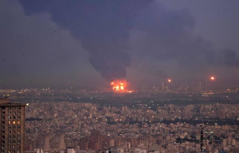 حرائق مستودعات الوقود في إيران 