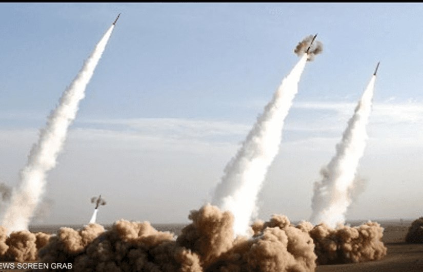 هجوم صاروخي ايراني على إسرائيل 