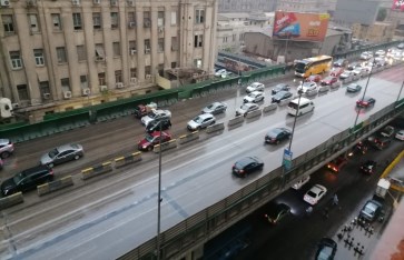 سقوط أمطار الآن في الجيزة