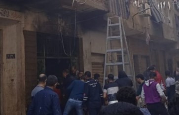 حريق مصنع الزاوية الحمراء- أرشيفية