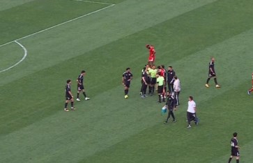 إصابة حكم مباراة مودرن سبورت والجونة 