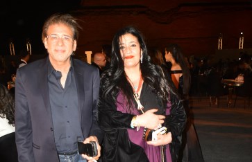 خالد يوسف وزوجته شاليمار شربتلي