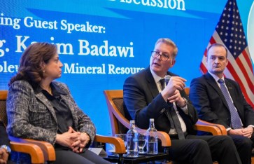 مشاركة وزير البترول أمام غرفة التجارة الأمريكية