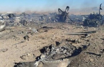 حطام طائرات أمريكية في ايران