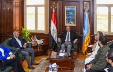 محافظ الإسكندرية يستقبل وفد مهرجان الإسكندرية الدولى للفيلم القصير