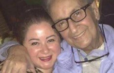 سارة نور الشريف ووالدها الفنان الراحل