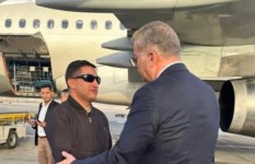 وزير البترول فى استقبال جثمان شهيد بتروجيت