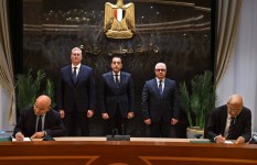 مراسم توقيع عقد إنشاء مشروع شركة "إندوراما مصر للأسمدة"