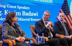 مشاركة وزير البترول أمام غرفة التجارة الأمريكية