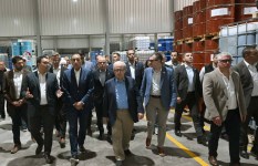 افتتاح مصنع "بيرل بولي يوريثان" بالسخنة