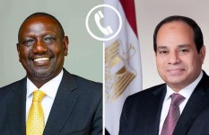اتصال تليفونى بين الرئيسين المصرى والكينى