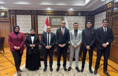 رئيس جامعة دمنهور يستقبل المعيدين الجدد بالحاسبات والمعلومات 