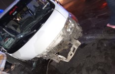 انقلاب سيارة ميكروباص بالطريق الزراعى بالبحيرة