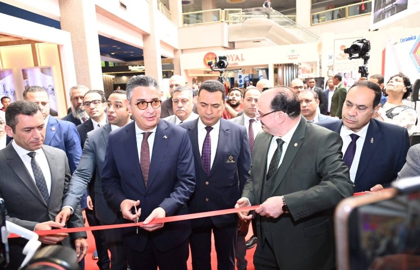 افتتاح معرض سيراميكا ماركت & هوميكس