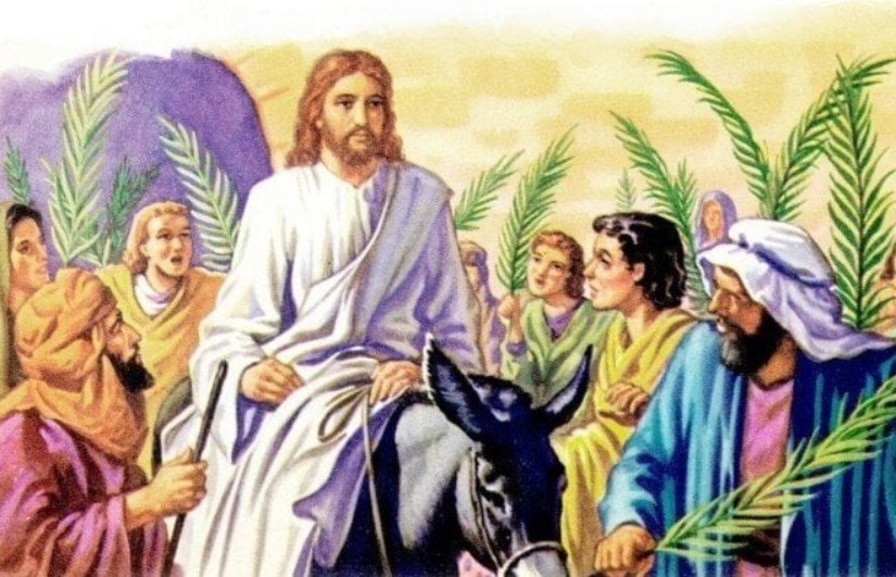 استقبال المسيح بأورشليم 