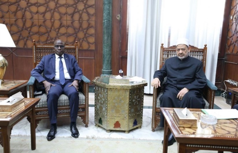 شيخ الأزهر وسفير مالي