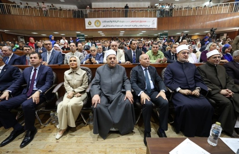  الشيخ أيمن عبد الغني خلال الفعالية