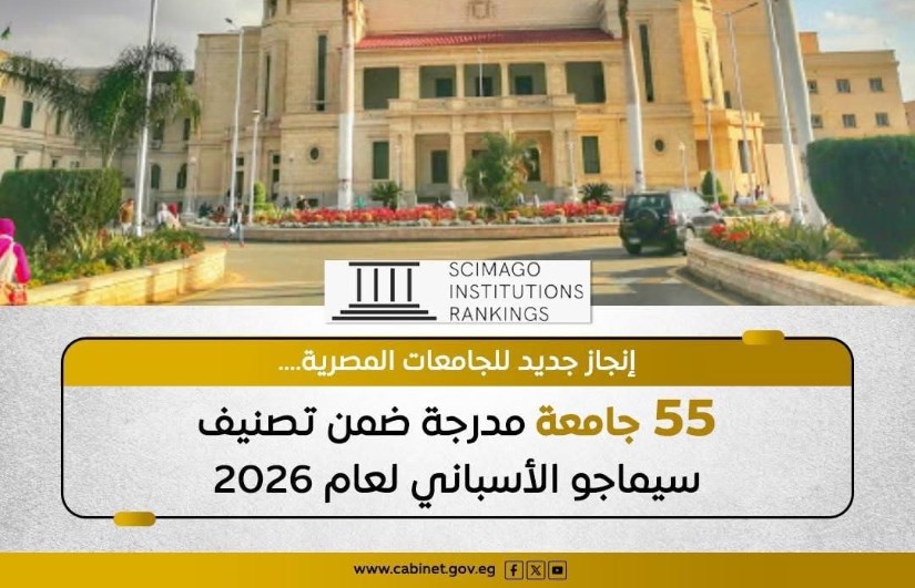 55 جامعة مصرية ضمن تصنيف سيماجو الأسباني لعام 2026