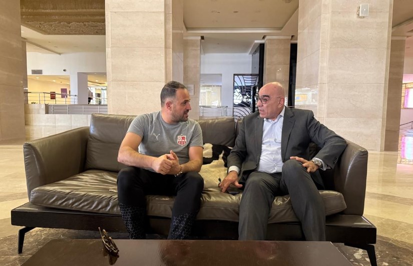 هشام نصر مع بعثة شباب بلوزداد 