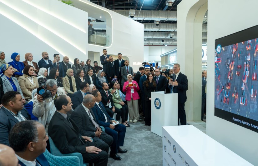 وزير البترول خلال المؤتمر 