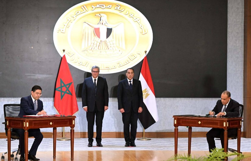 توقيع اتفاقيات بين مصر والمغرب