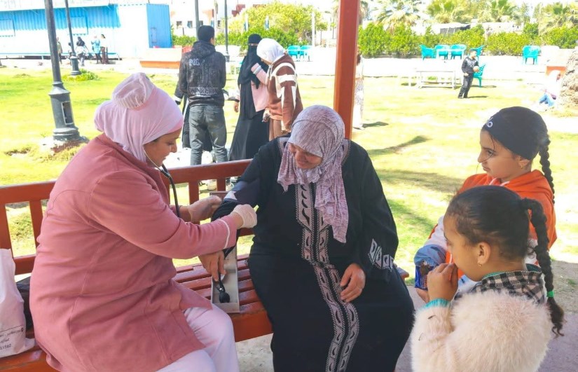 أنشطة هيئة الرعاية الصحية فى المتنزهات العامة