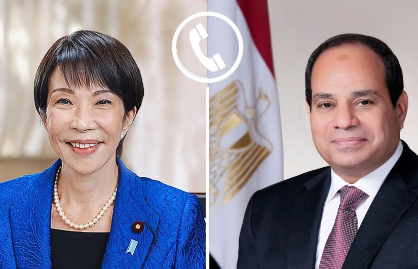 اتصال الرئيس السيسى مع رئيسة وزراء اليابان