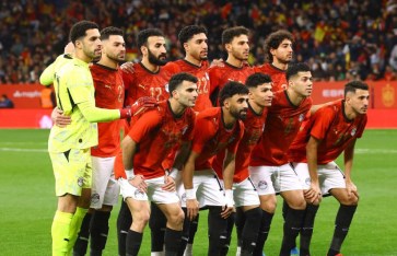 مران منتخب مصر استعدادا لمواجهة البرازيل 