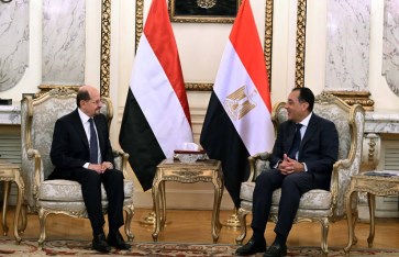 مدبولى يستقبل رئيس الوزراء اليمنى