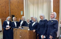 طالبات كلية الزراعة بجامعة الزقازيق 