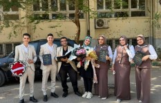 فريق كلية الزراعة بجامعة القاهرة 