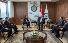 اجتماع وزير البترول مع مسؤولى بى بى مصر