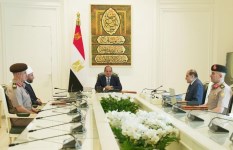 اجتماع الرئيس مع وزير الأوقاف